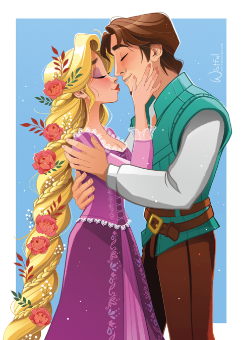 Raiponce & Flynn Kiss